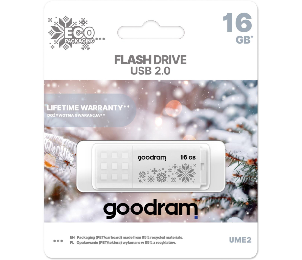 GOODRAM USB 2.0 16GB 20MB/s UME2-0160W0R11-WI - 1105171 - zdjęcie 3